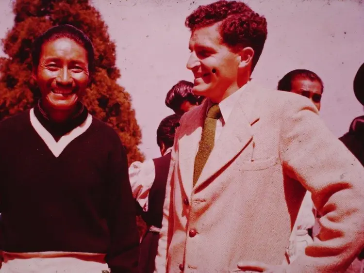 Gordon Jones with Tenzing Norgay